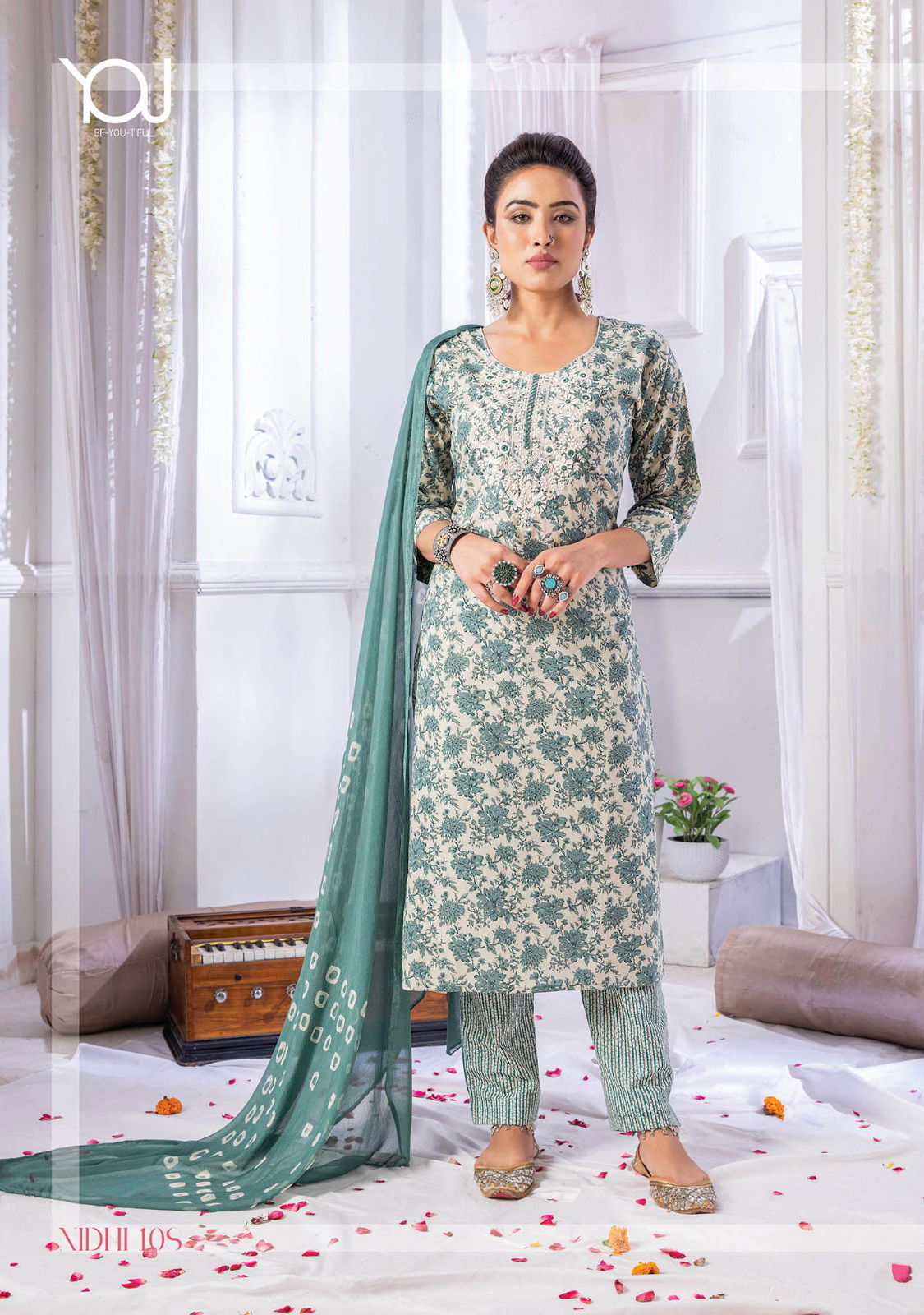 Wanna Nidhi Fancy Cotton Readymade Suits Catalog
